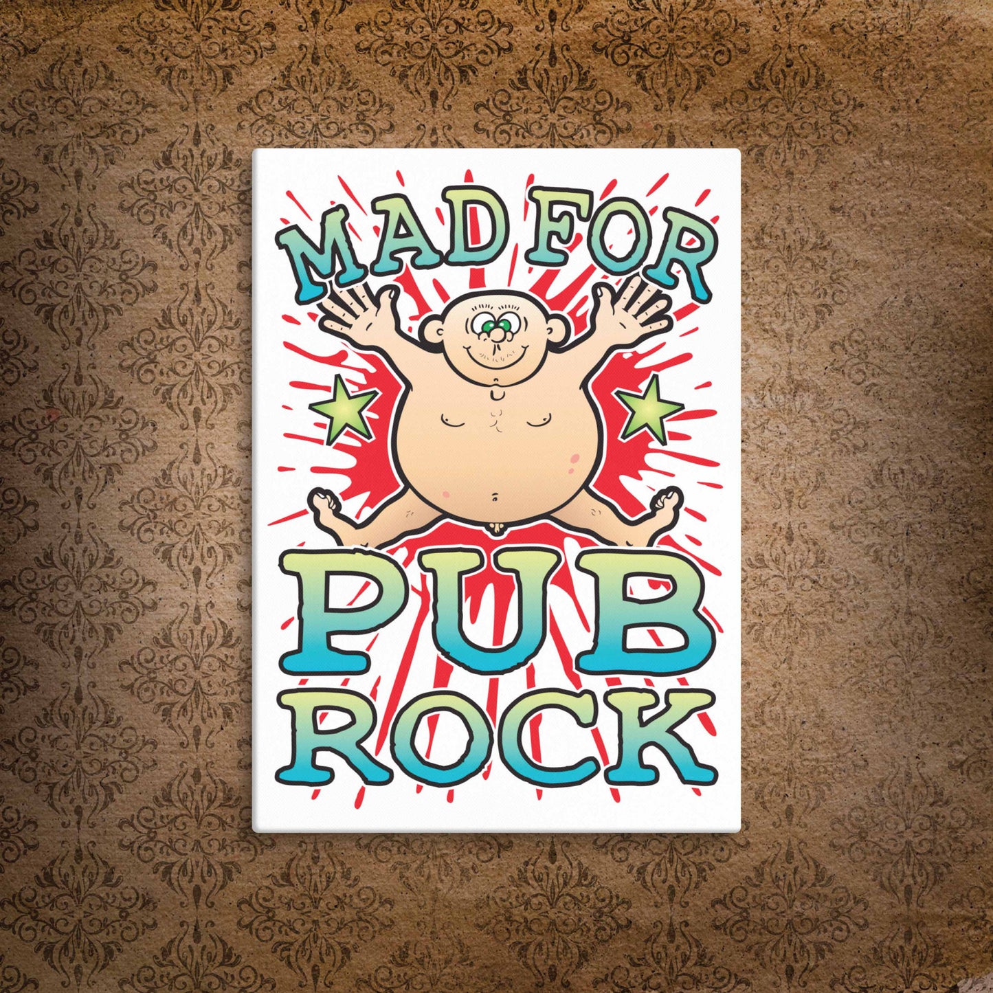Pub Rock Canvas Print 51x71cm
