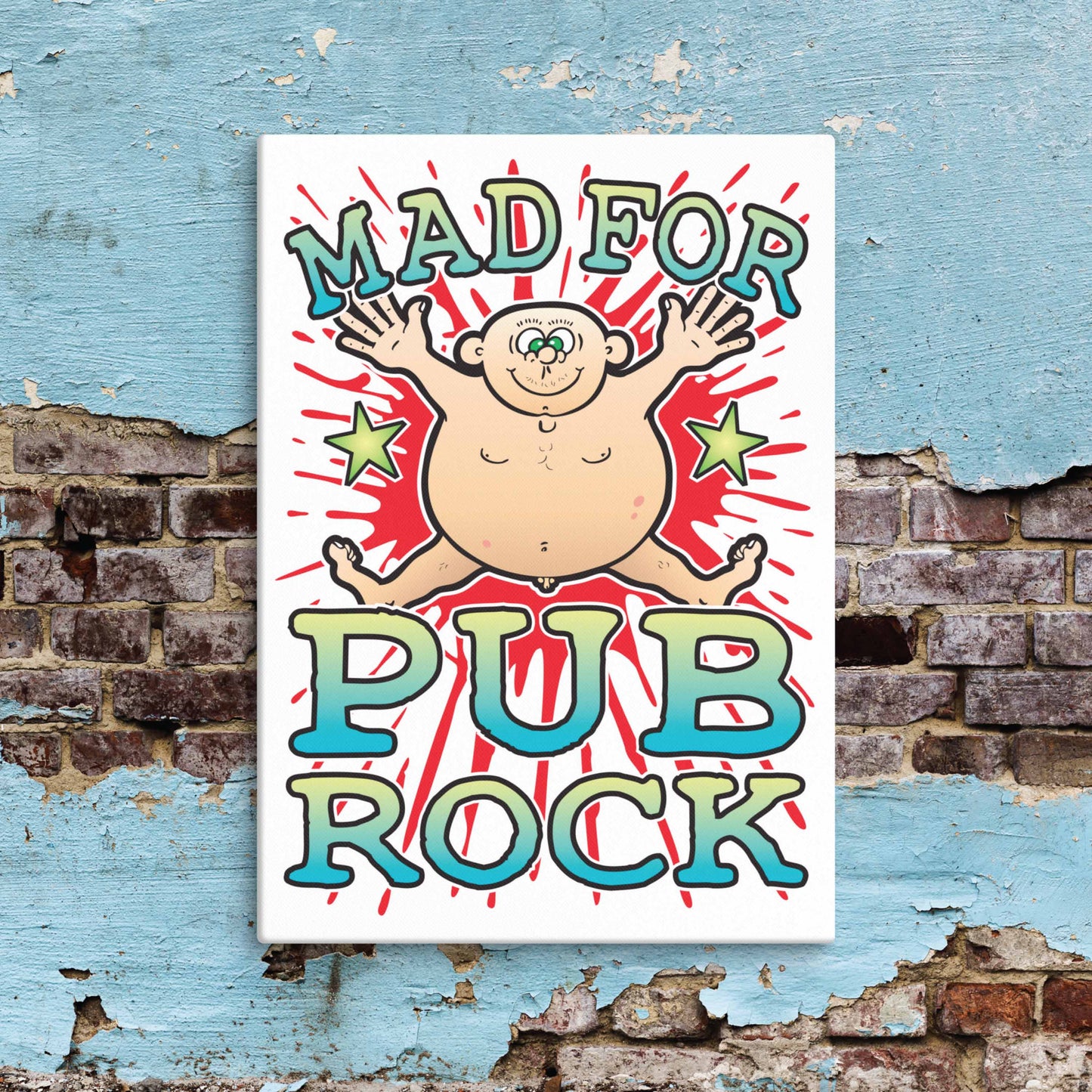 Pub Rock Canvas Print 51x71cm