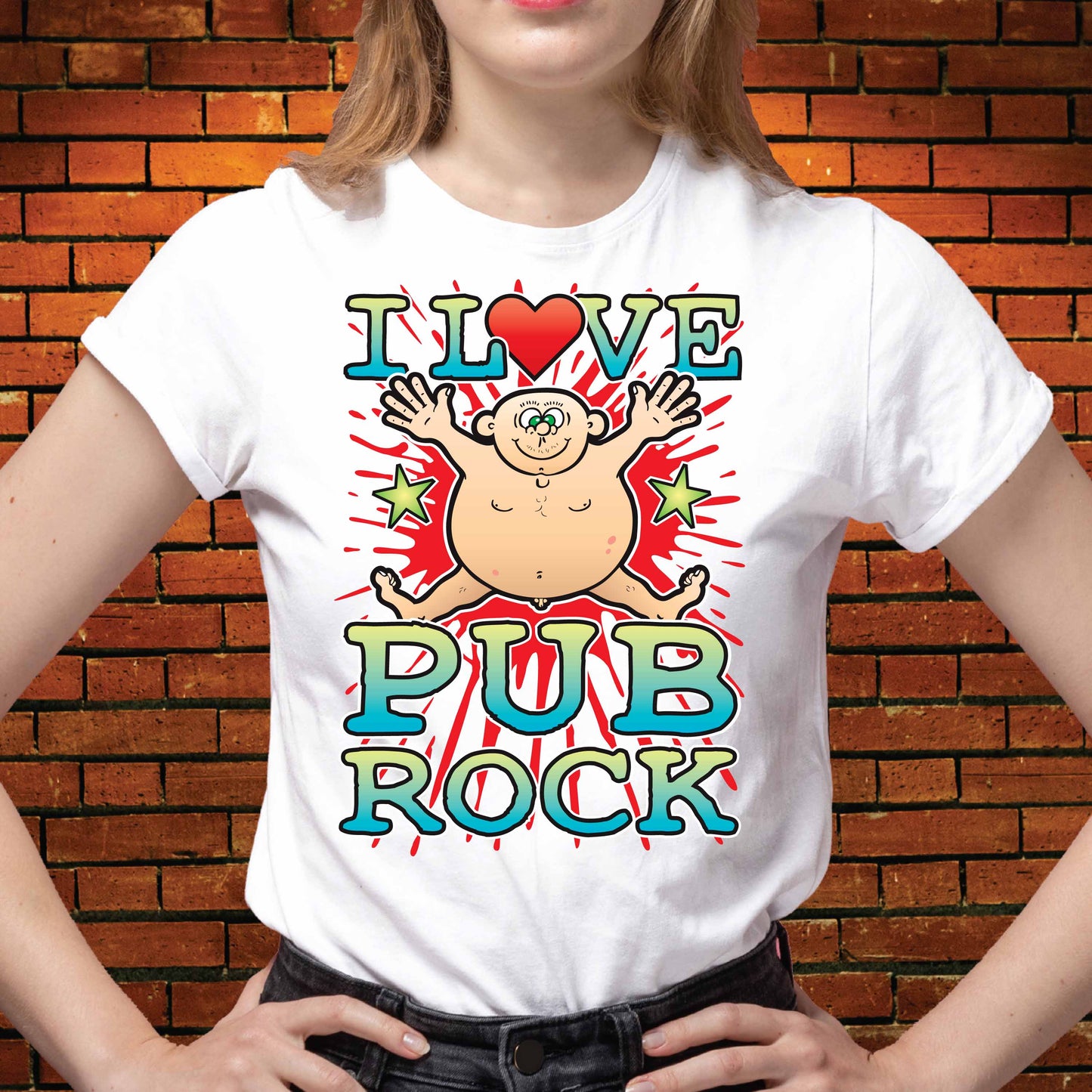 Pub Rock Cotton Love Music T-Shirt
