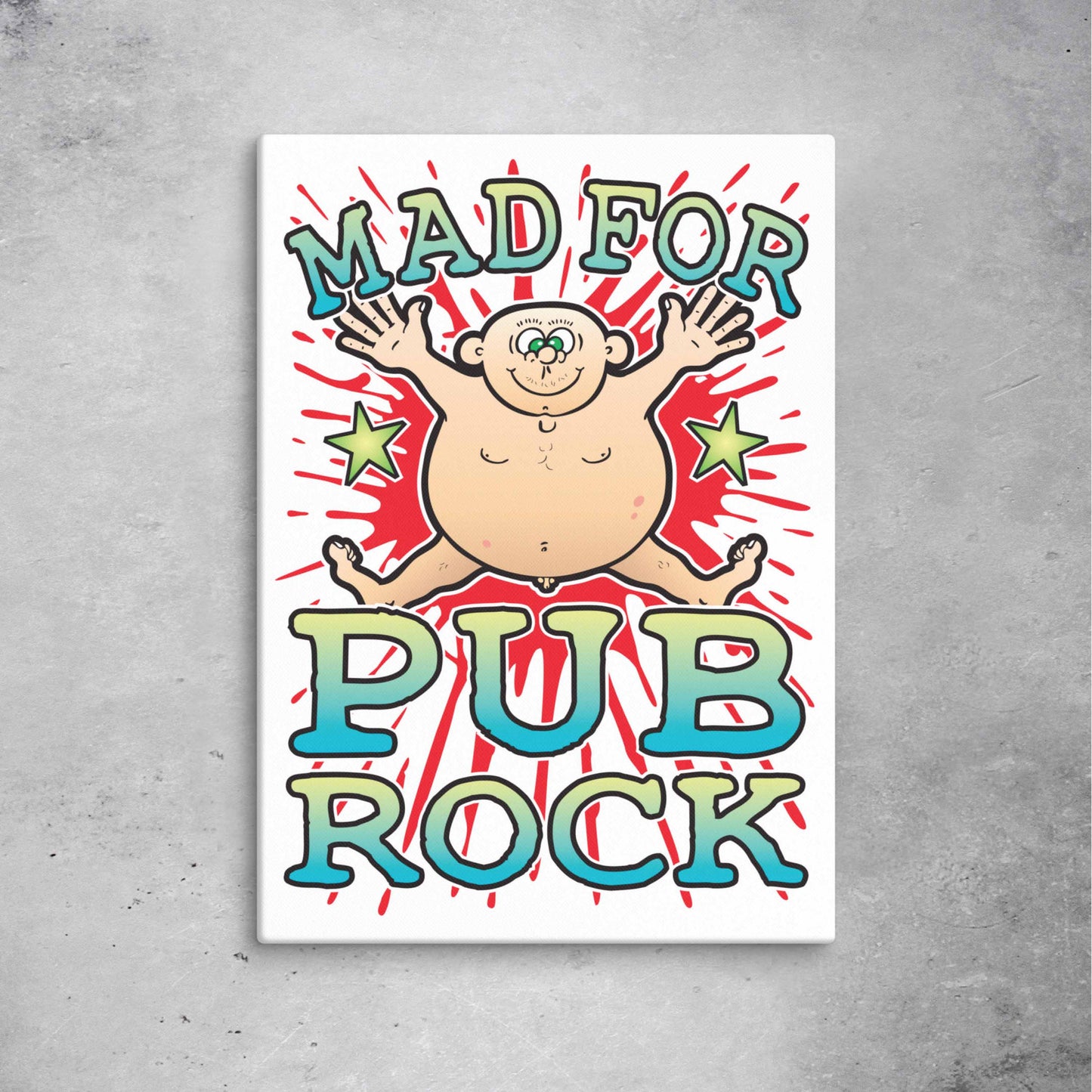 Pub Rock Canvas Print 51x71cm