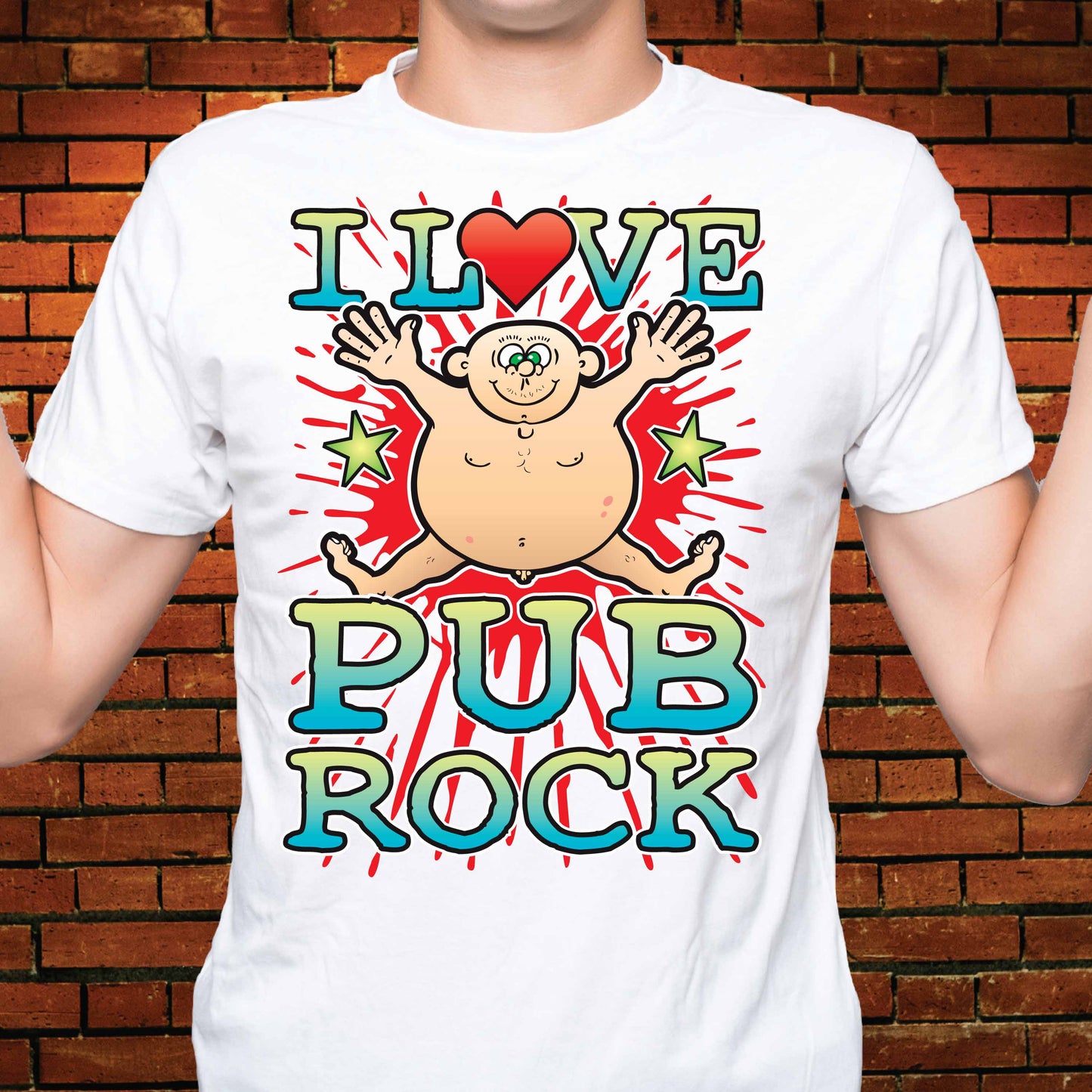 Pub Rock Cotton Love Music T-Shirt