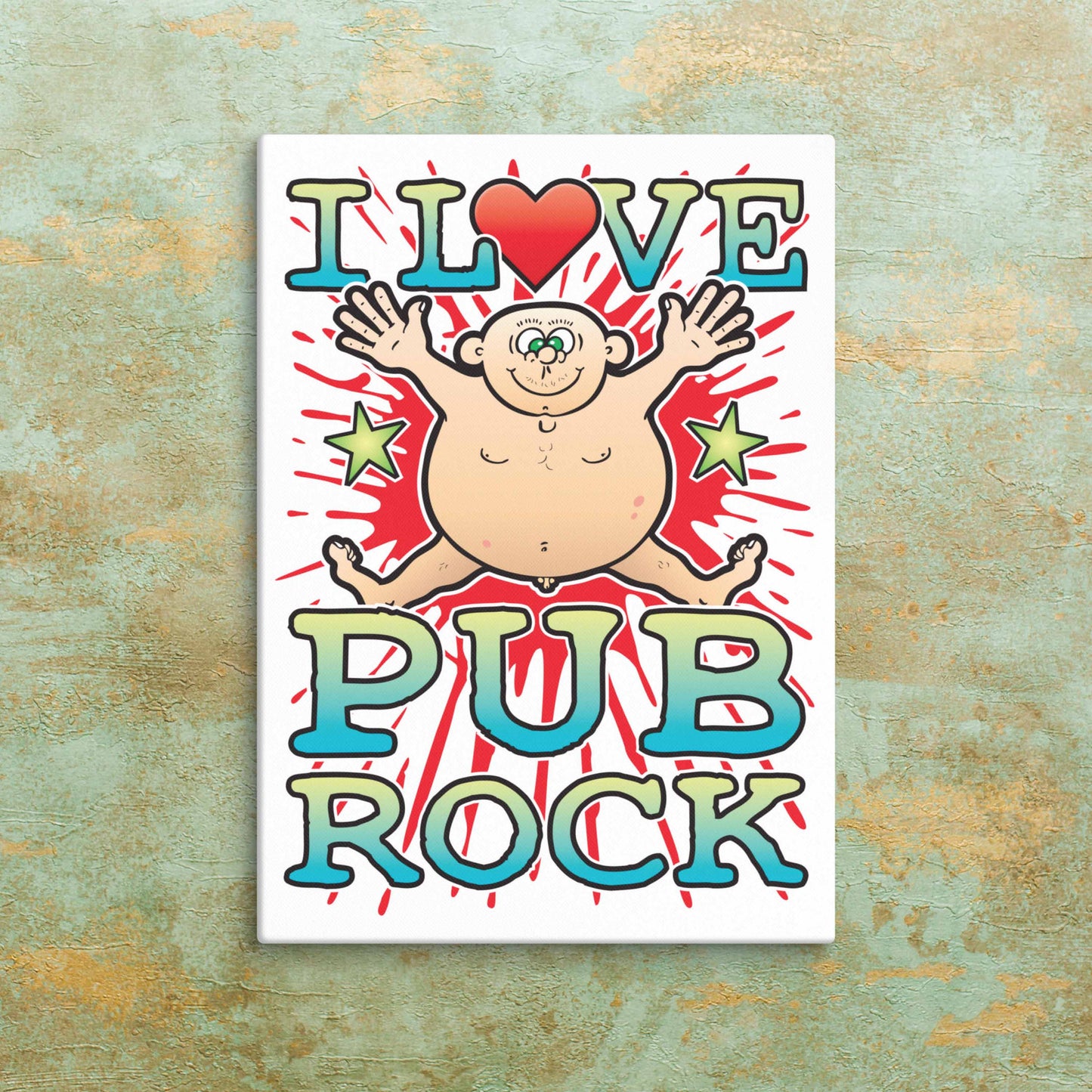 Pub Rock Canvas Print 30x40cm