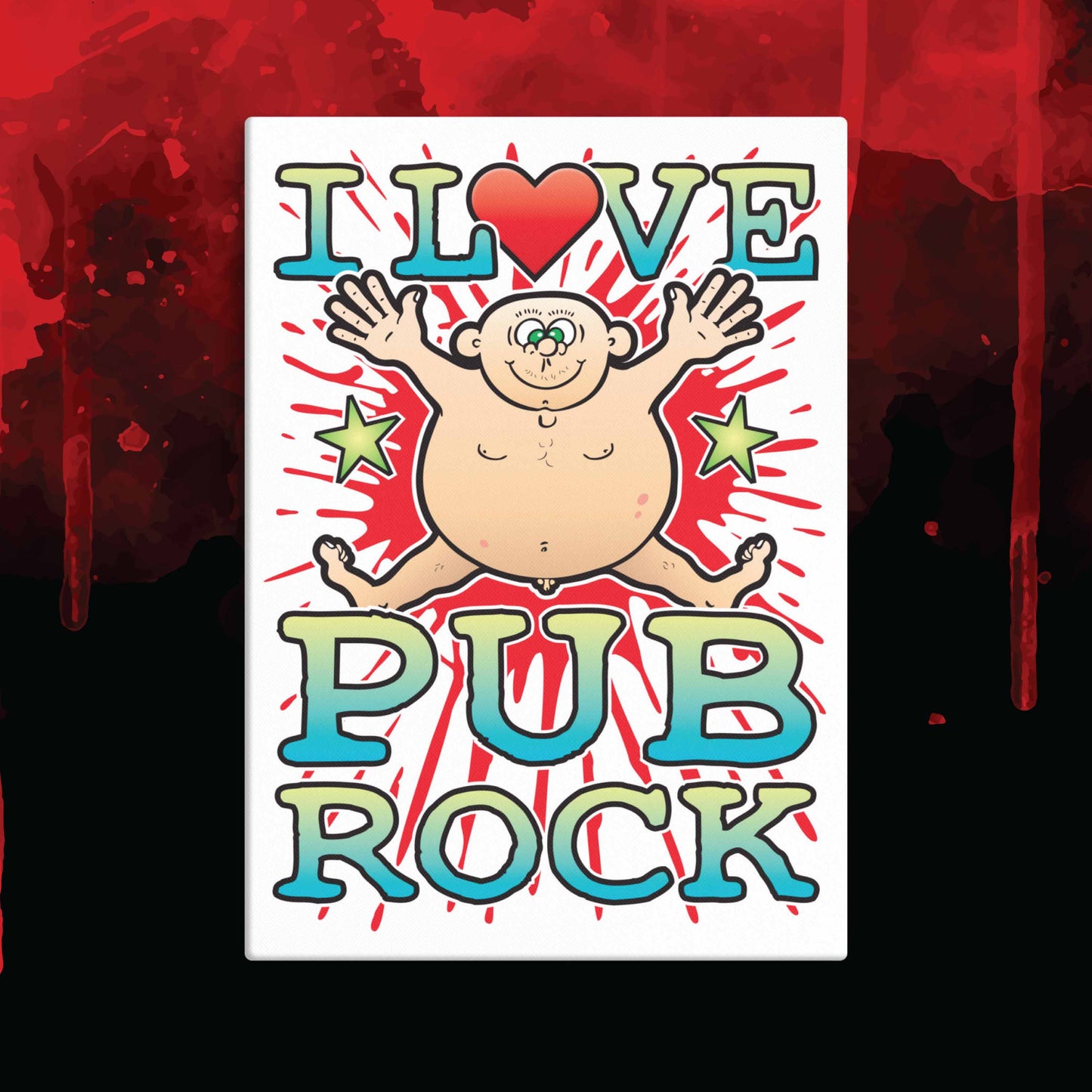 Pub Rock 51x71cm Canvas Print