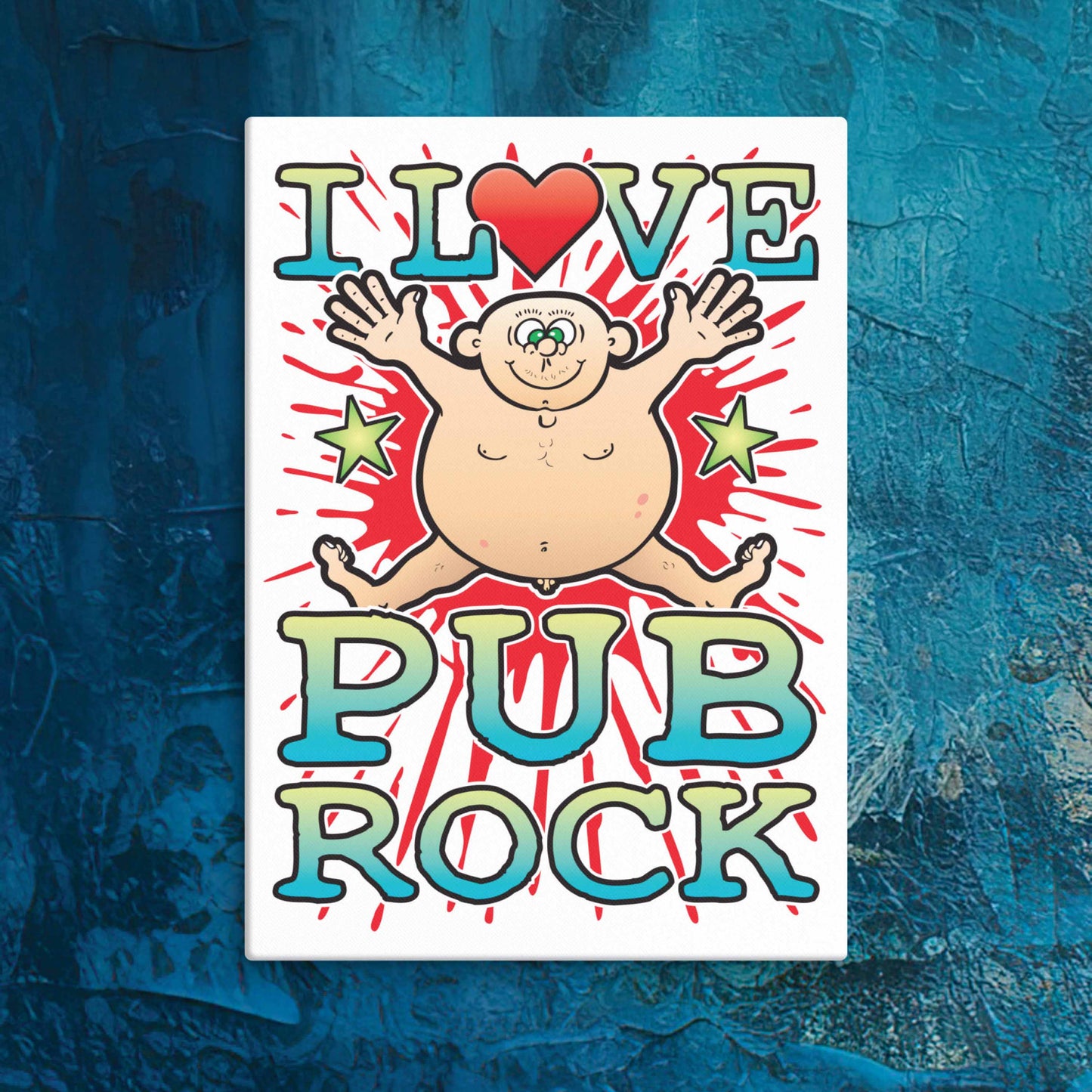 Pub Rock Canvas Print 30x40cm
