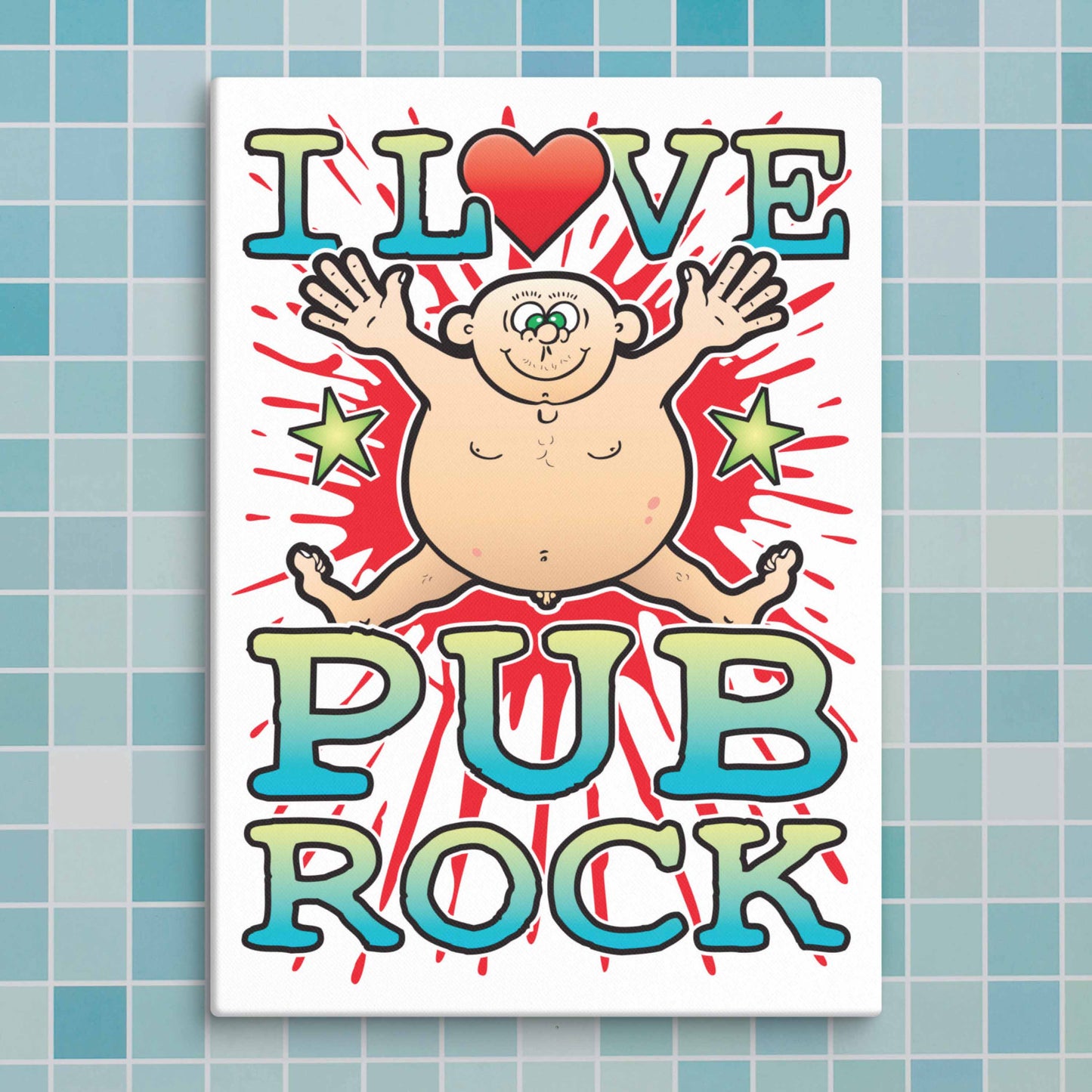 Pub Rock Canvas Print 30x40cm