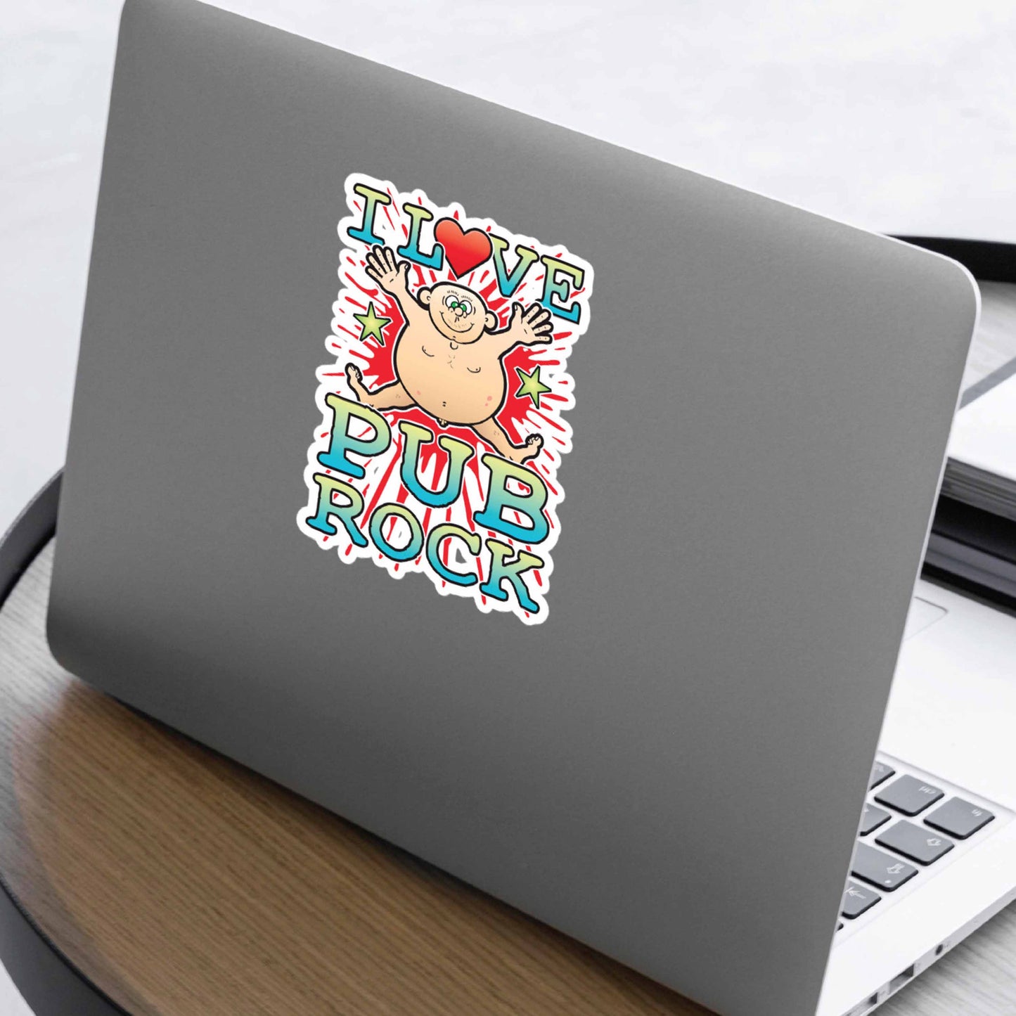 Pub Rock Vinyl Kiss-Cut Sticker / 14 x 10cm