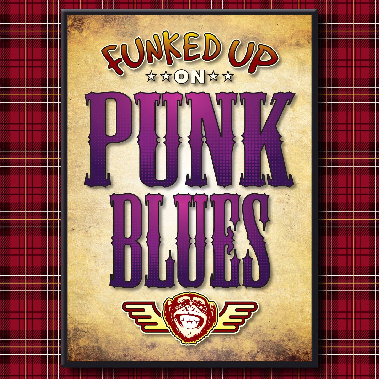 Punk Blues Art Print / Poster / Birthday Card / Greetings Card