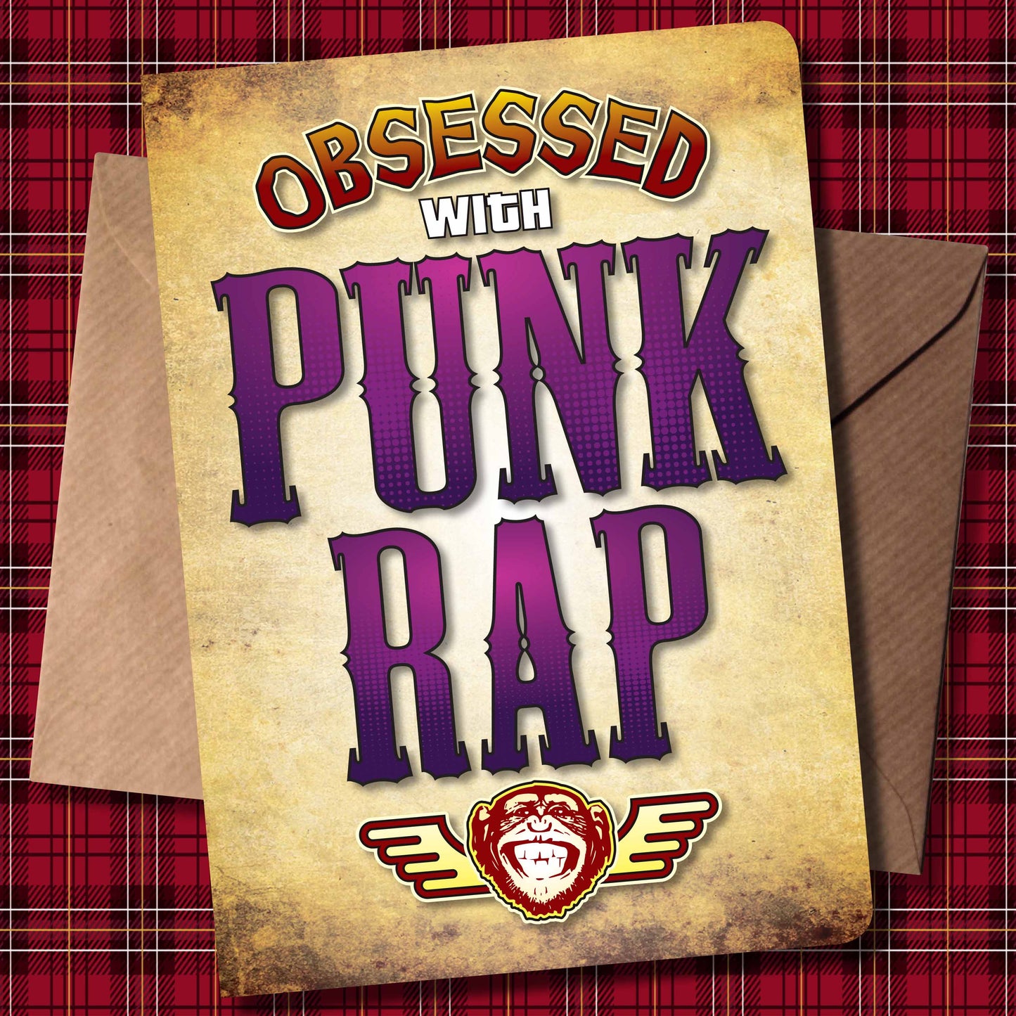 Punk Rap - Obsessed Art Poster + Birthday / Greetings Card