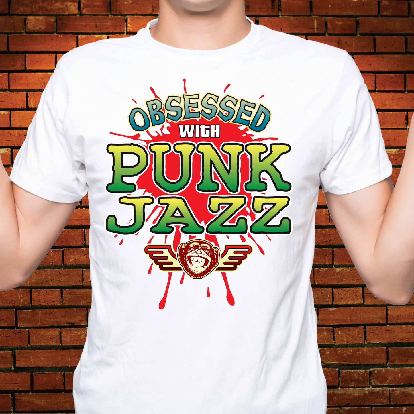 Punk Jazz Obsessed Cotton T-Shirt