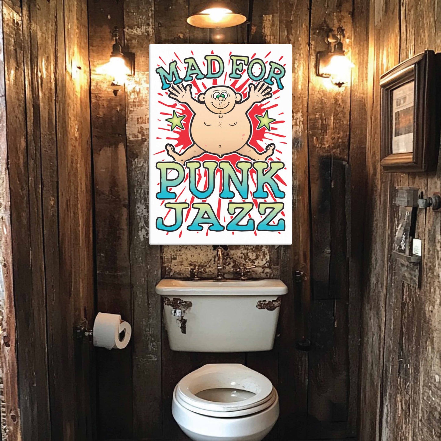 Punk Jazz Canvas Print 51x71cm