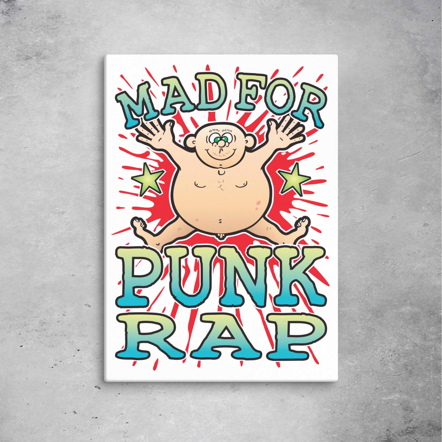 Punk Rap Canvas Print 51x71cm