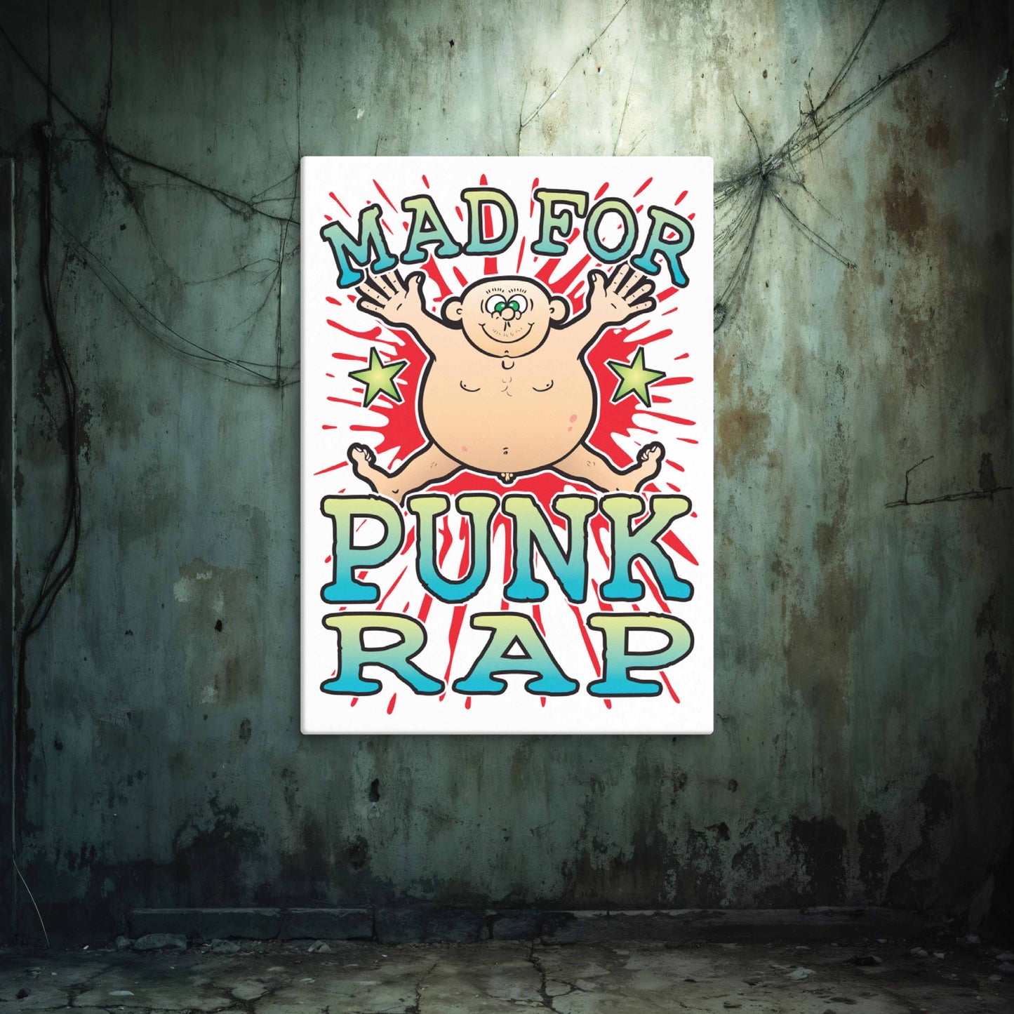 Punk Rap Canvas Print 51x71cm