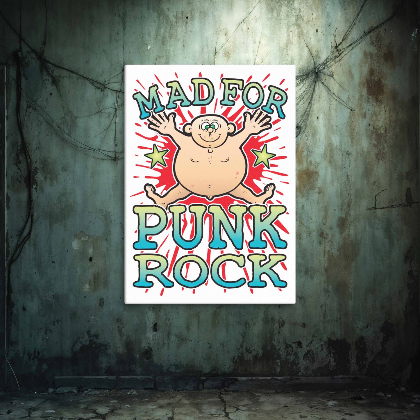 Punk Rock Canvas Print 51x71cm