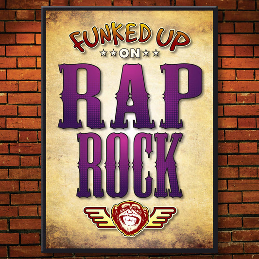 Rap Rock Art Print / Poster / Birthday Card / Greetings Card