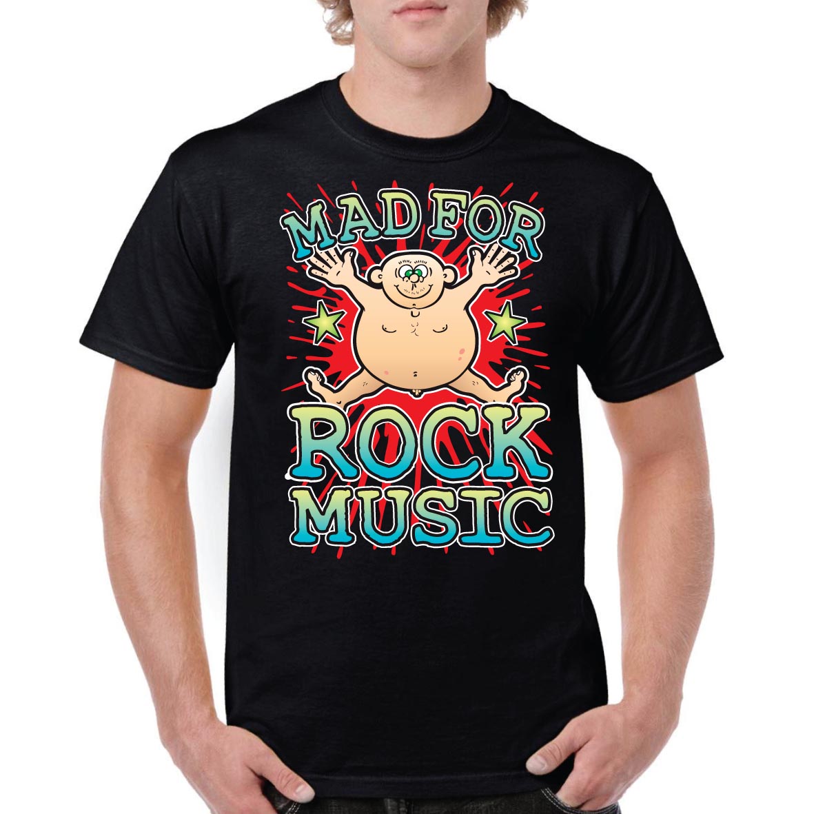 Rock Music Mad Unisex Tee