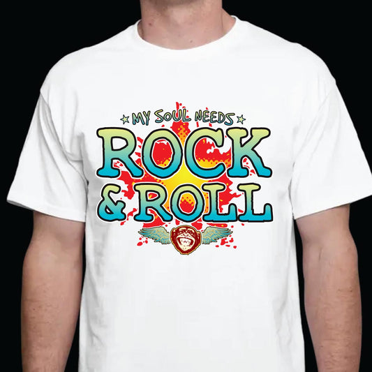 Rock & Roll Cotton T-Shirt