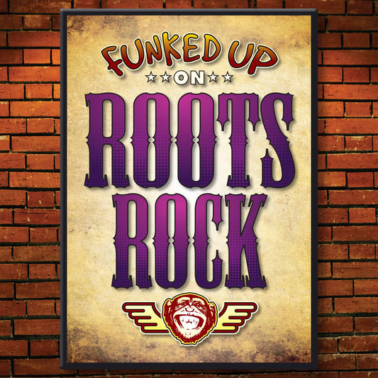 Roots Rock Art Print / Poster / Birthday Card / Greetings Card