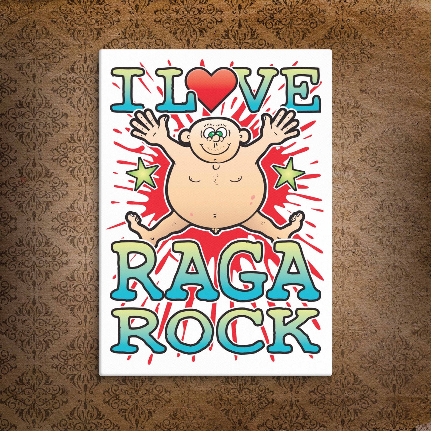 Raga Rock Canvas Print 30x40cm