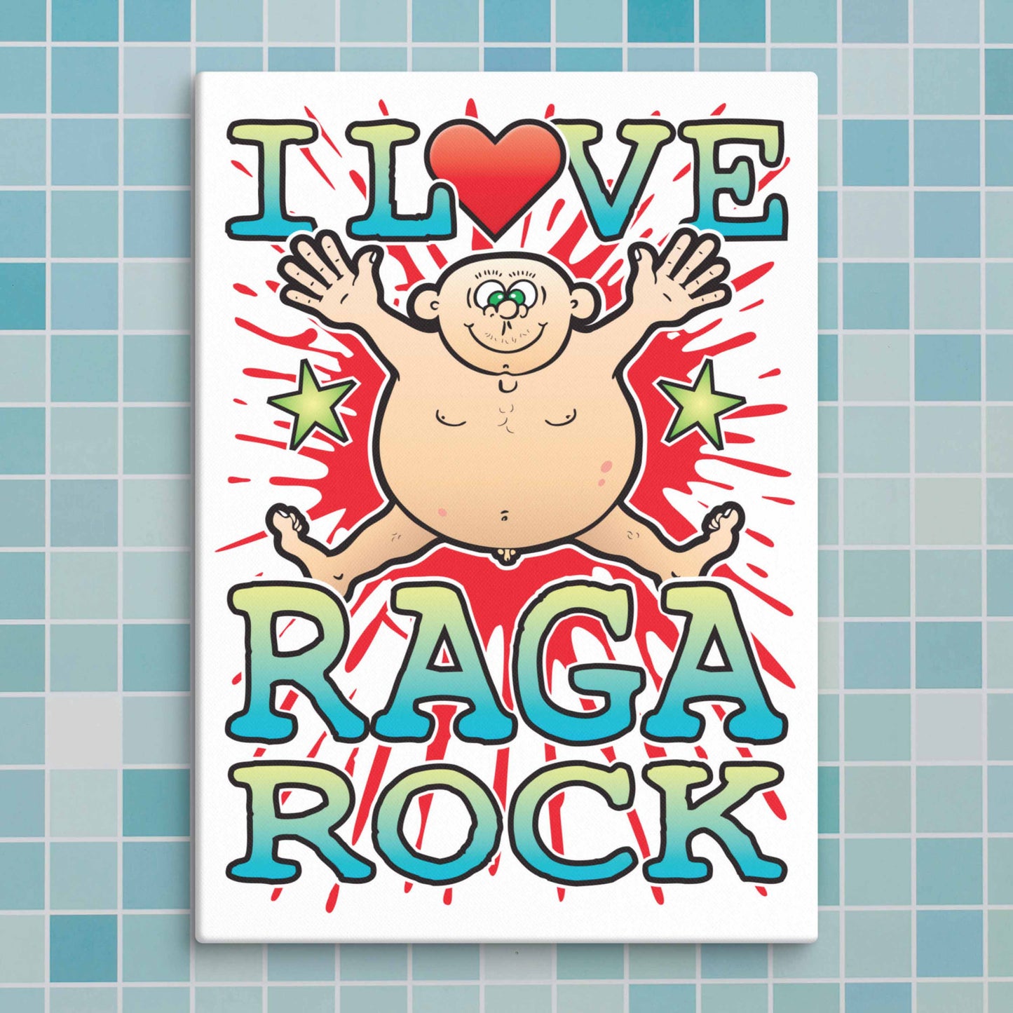 Raga Rock Canvas Print 30x40cm