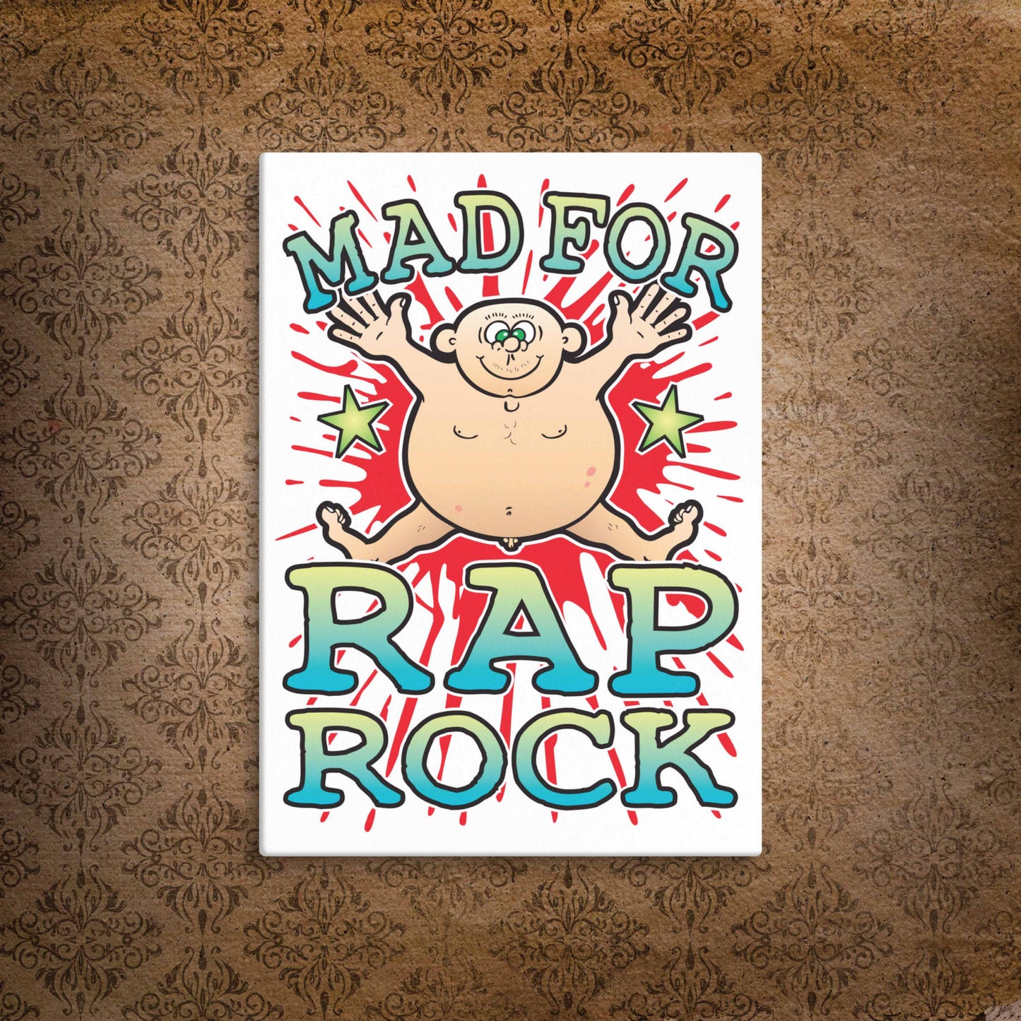 Rap Rock Canvas Print 51x71cm