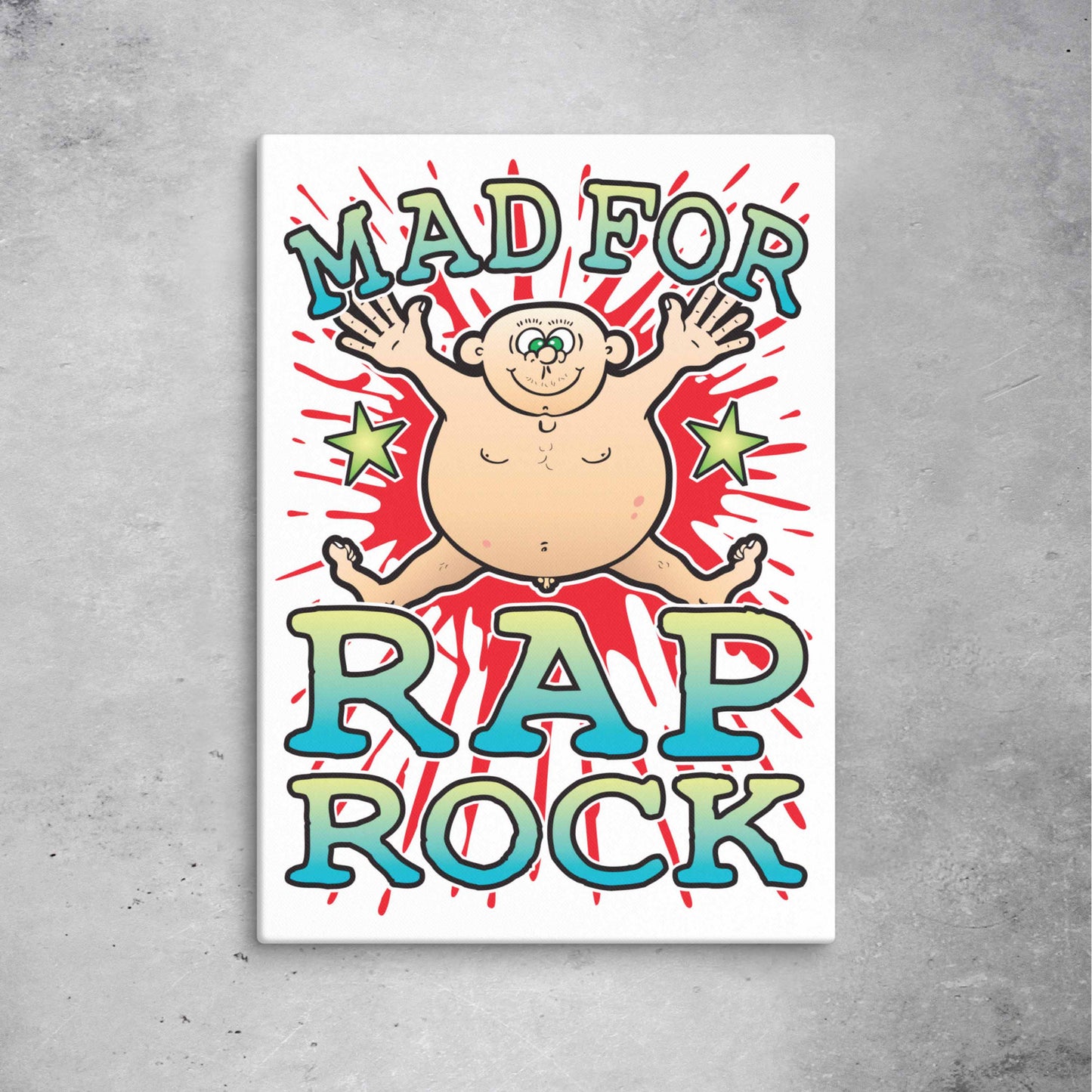 Rap Rock Canvas Print 51x71cm