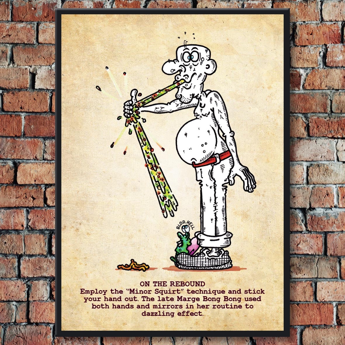 On The Rebound Art Print