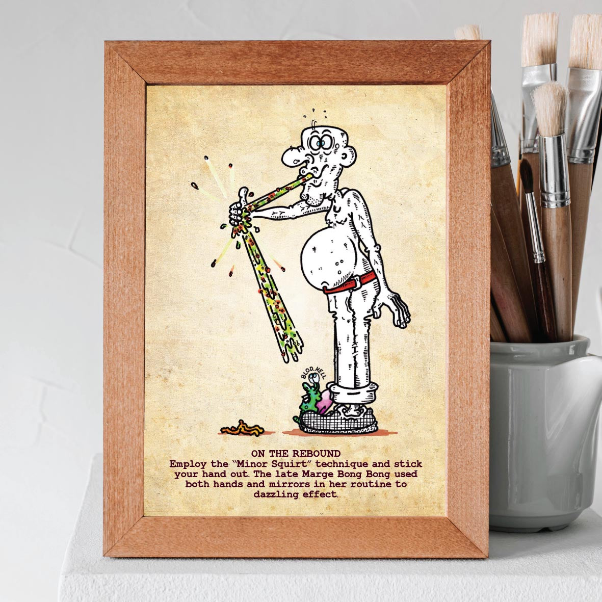 On The Rebound Art Print