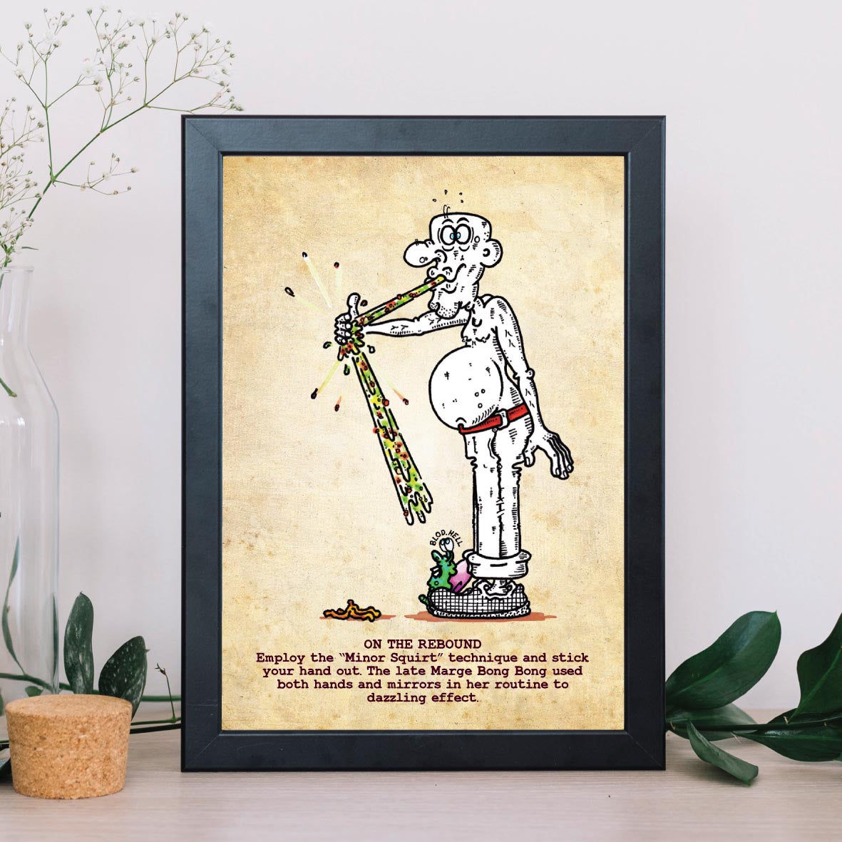 On The Rebound Art Print