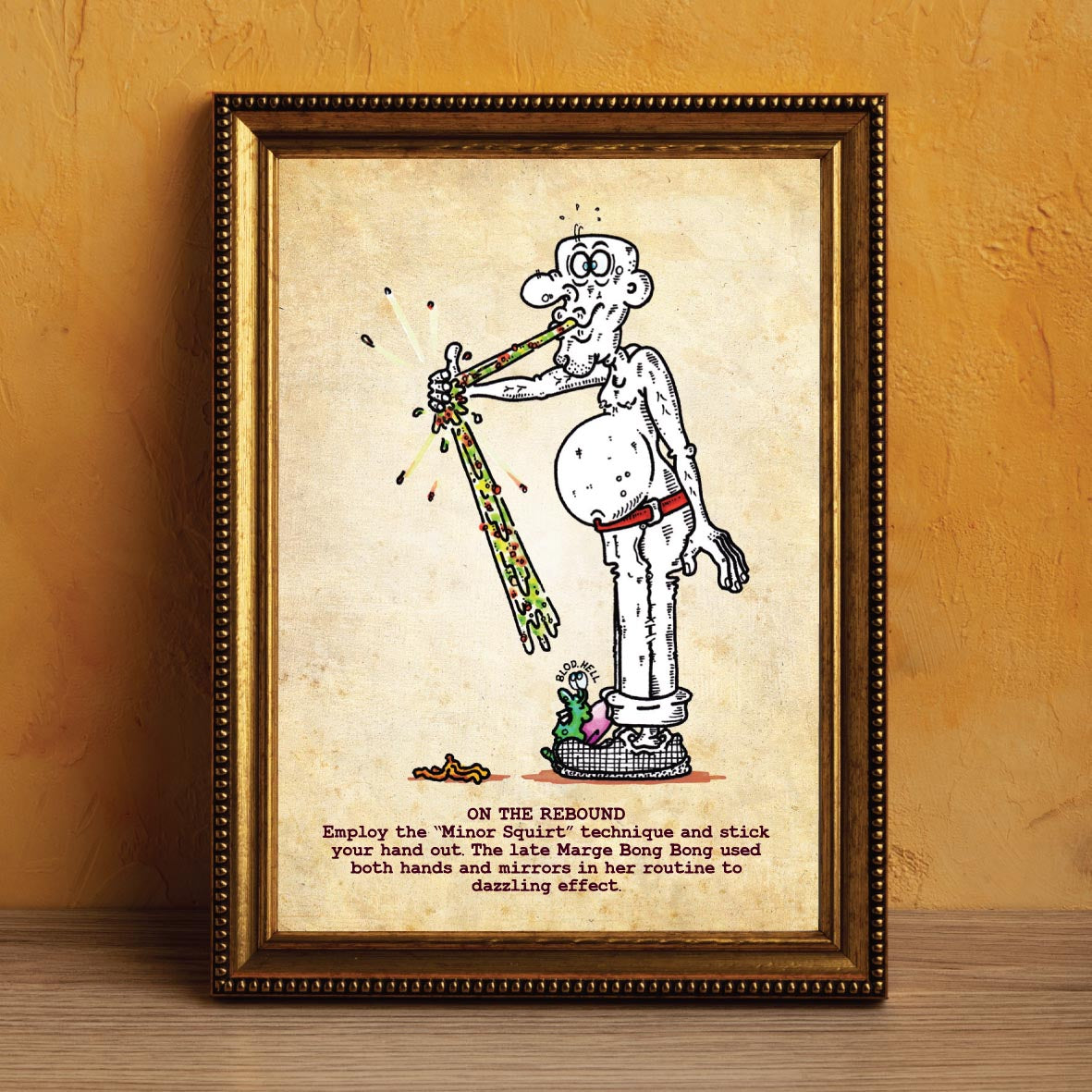 On The Rebound Art Print