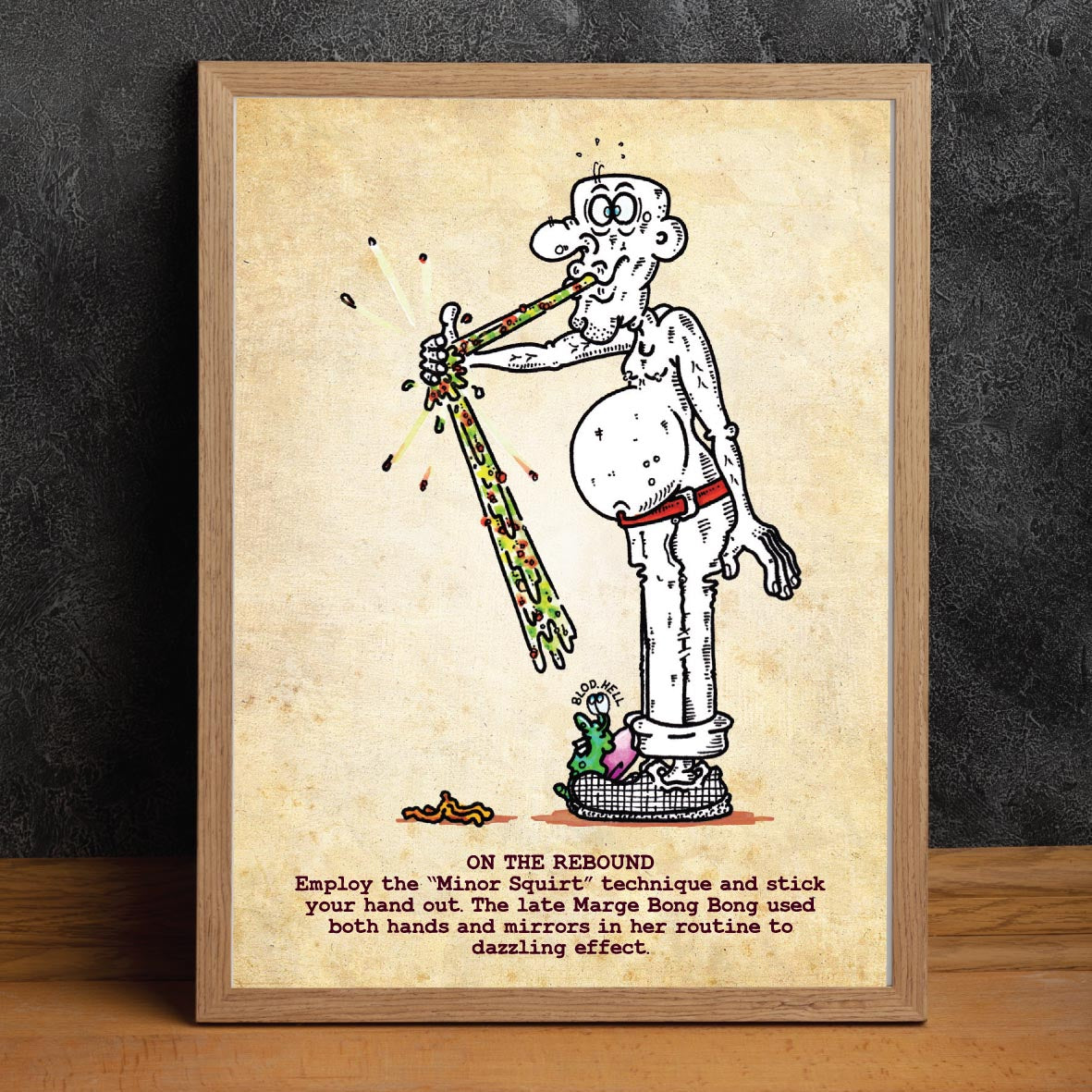 On The Rebound Art Print