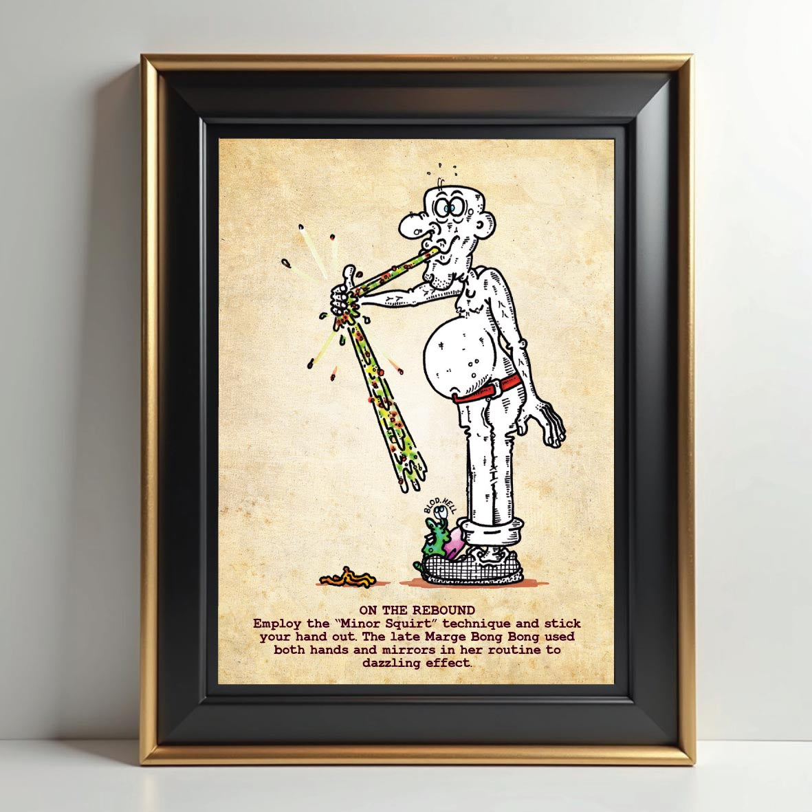 On The Rebound Art Print