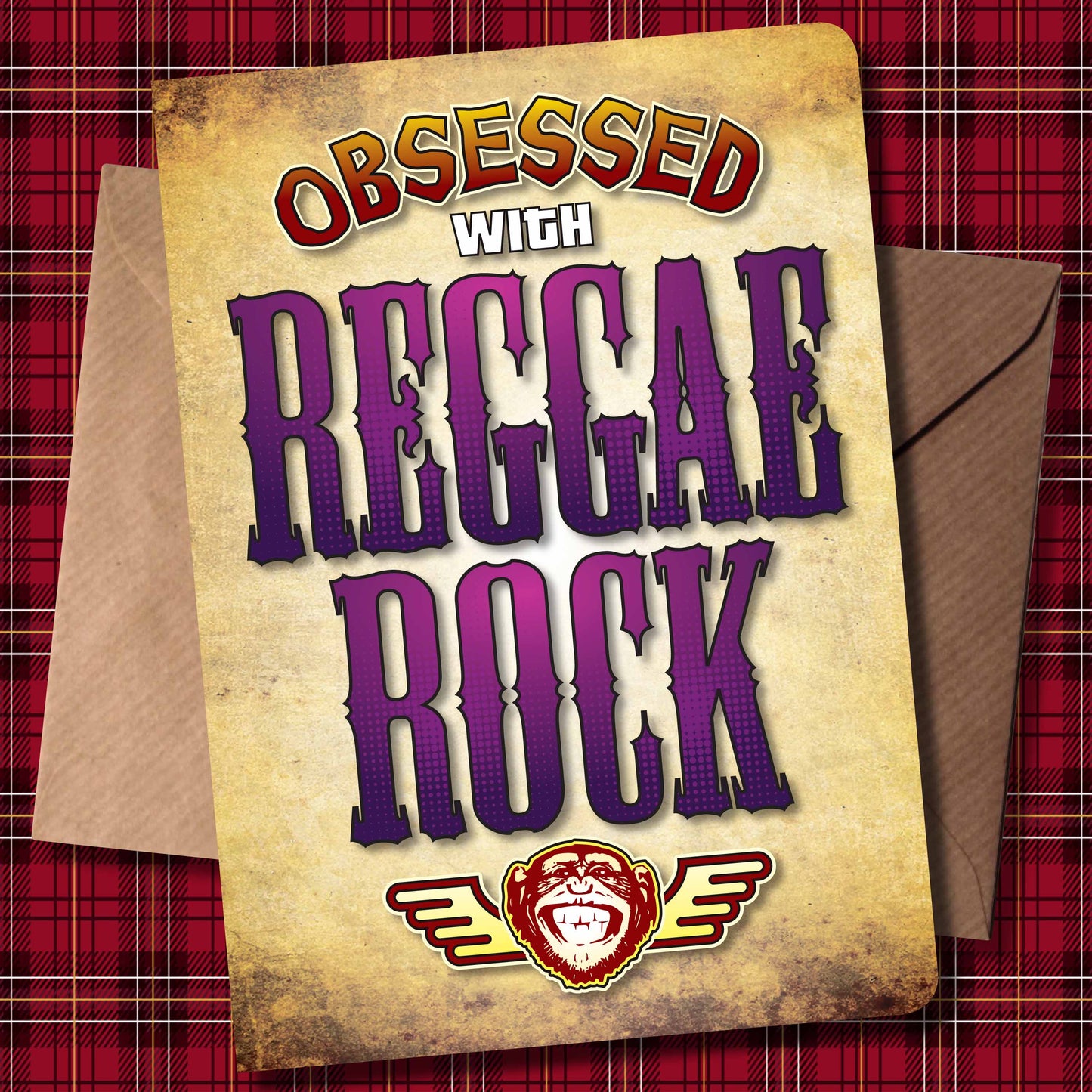 Reggae Rock - Obsessed Art Poster + Birthday / Greetings Card