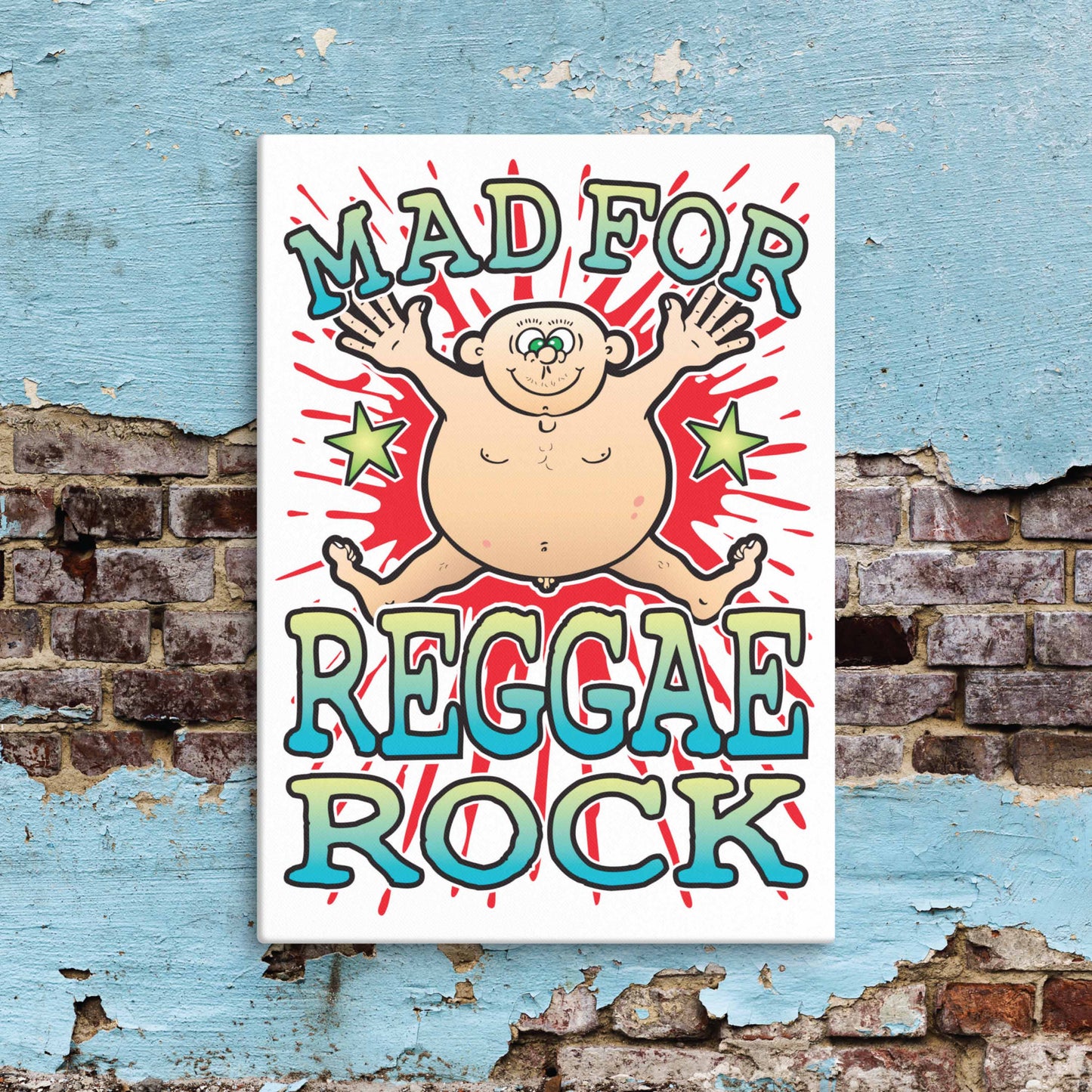 Reggae Rock Canvas Print 51x71cm