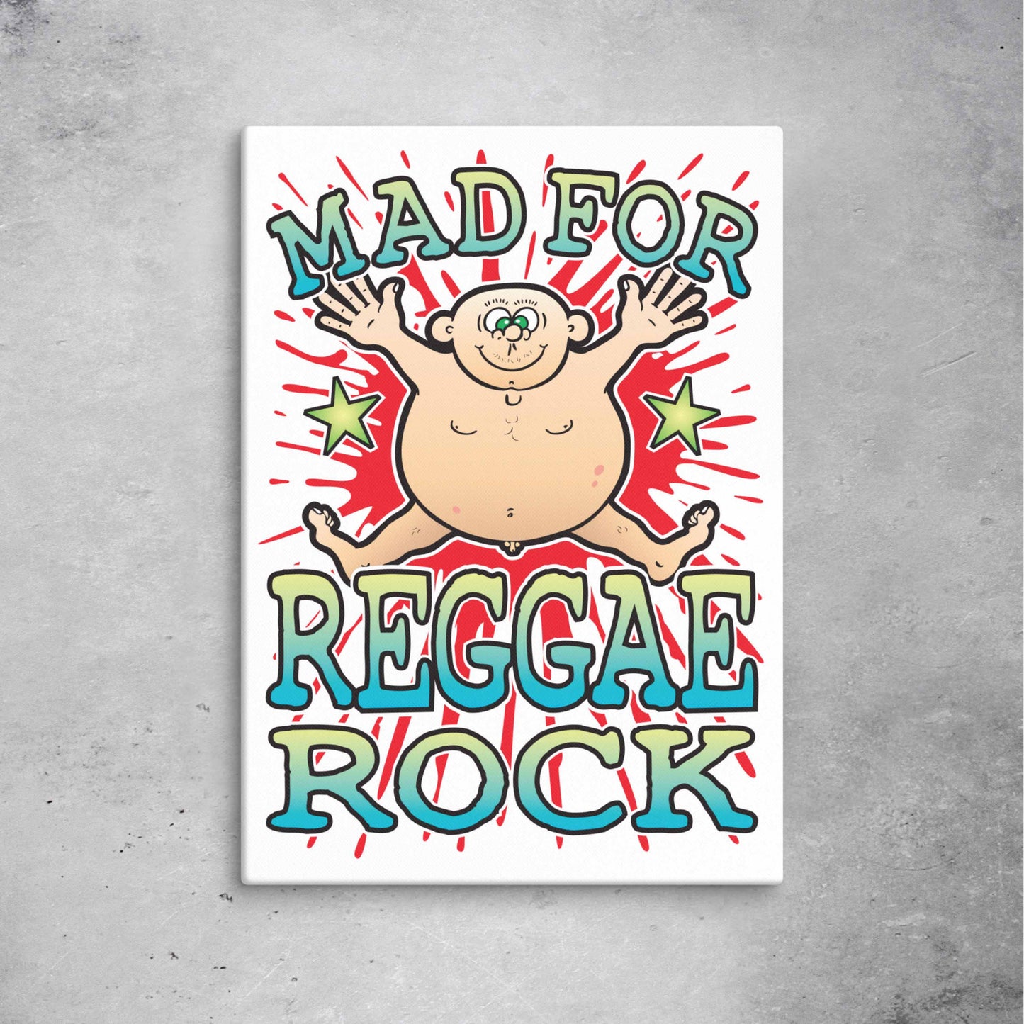 Reggae Rock Canvas Print 51x71cm