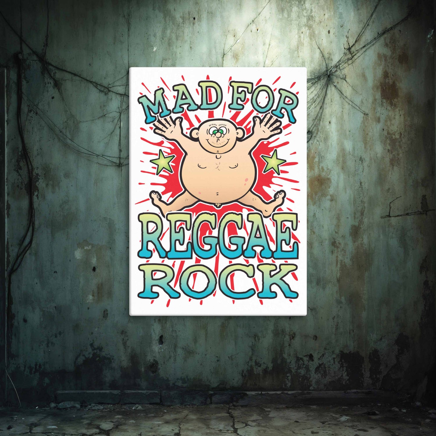 Reggae Rock Canvas Print 51x71cm