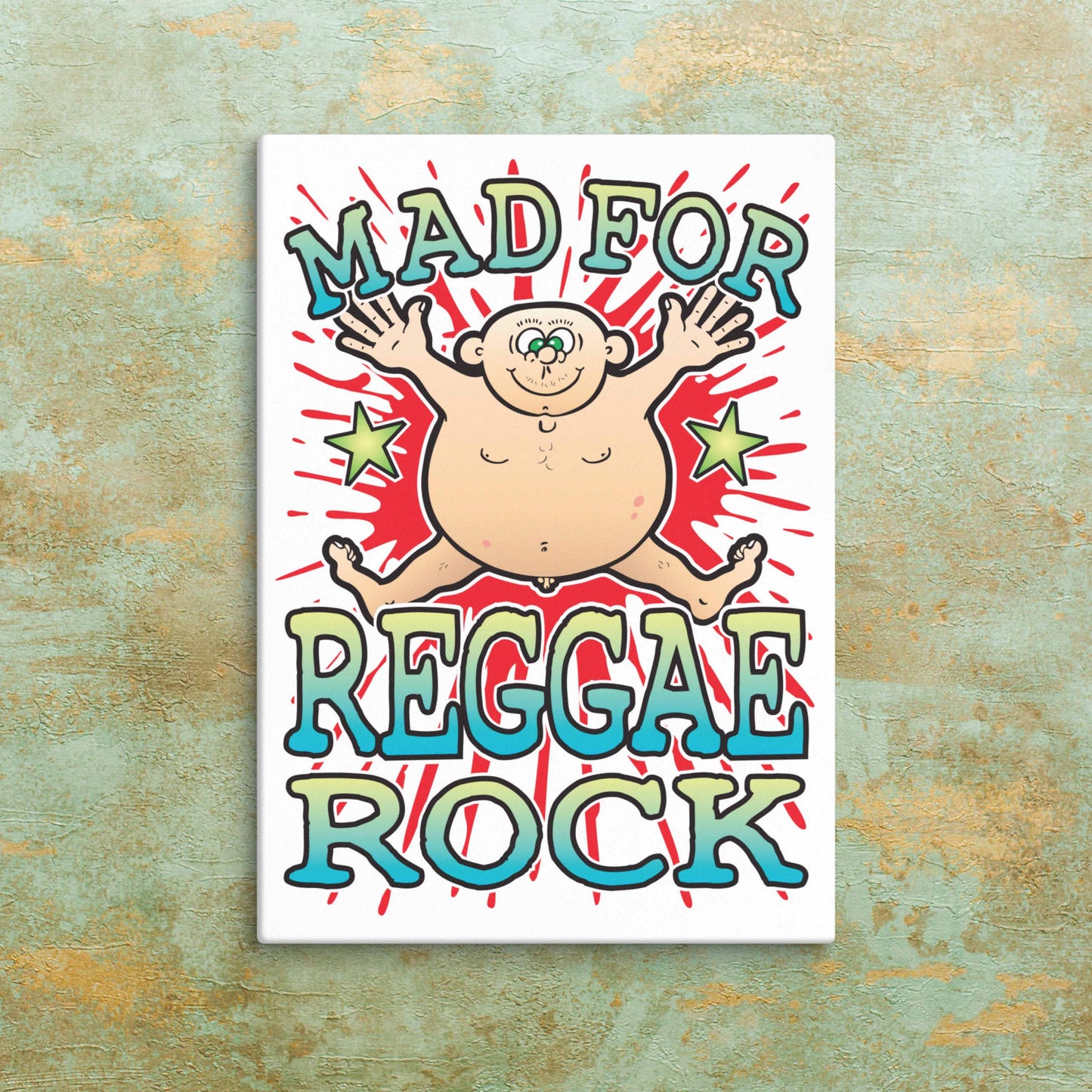 Reggae Rock Canvas Print 51x71cm