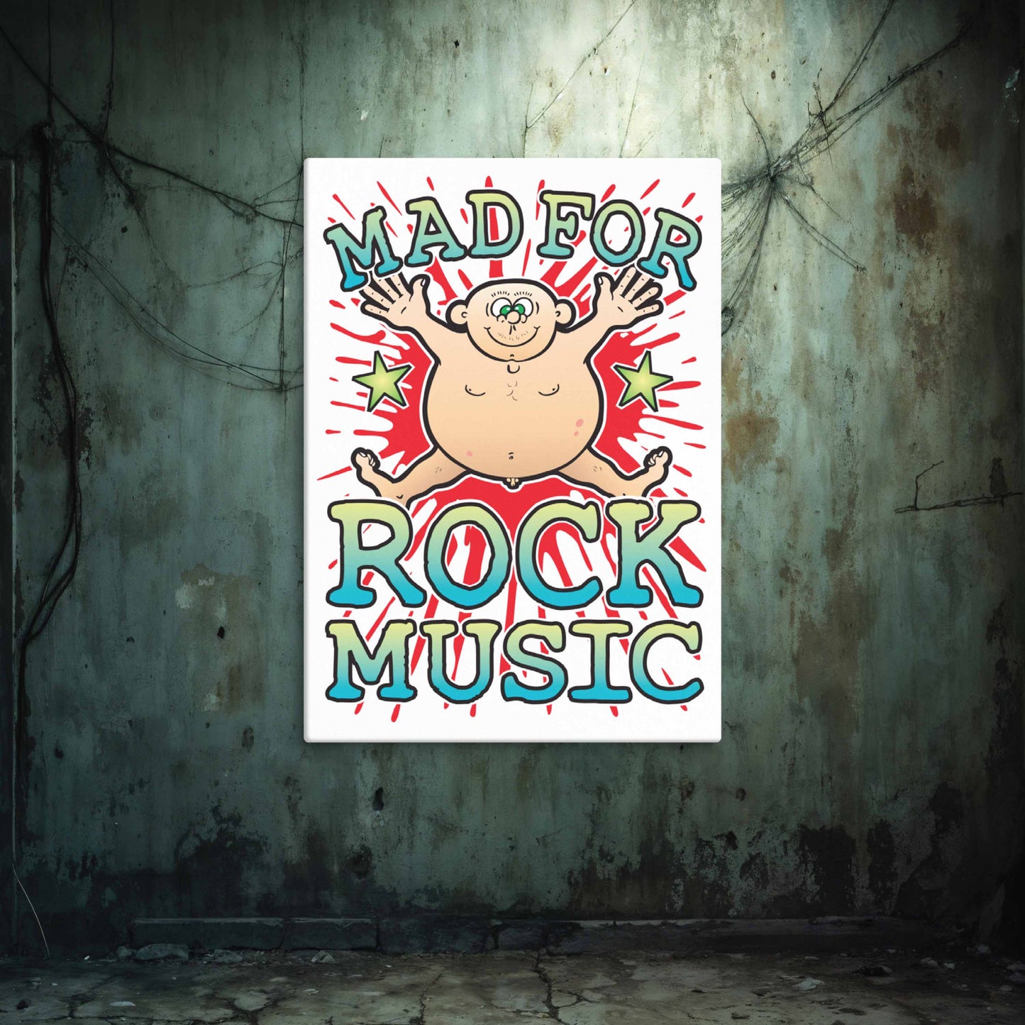 Rock Music Canvas Print 51x71cm