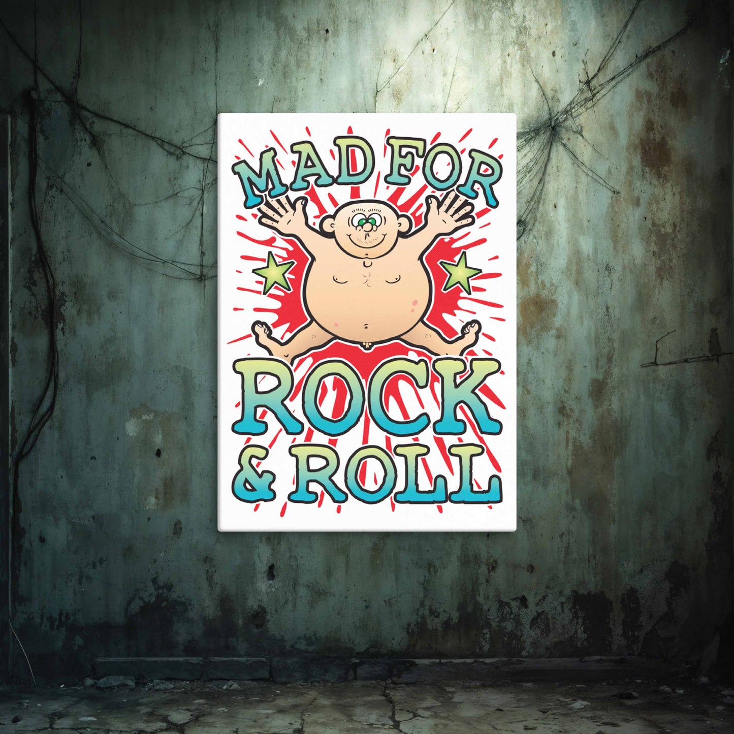 Rock & Roll Canvas Print 51x71cm