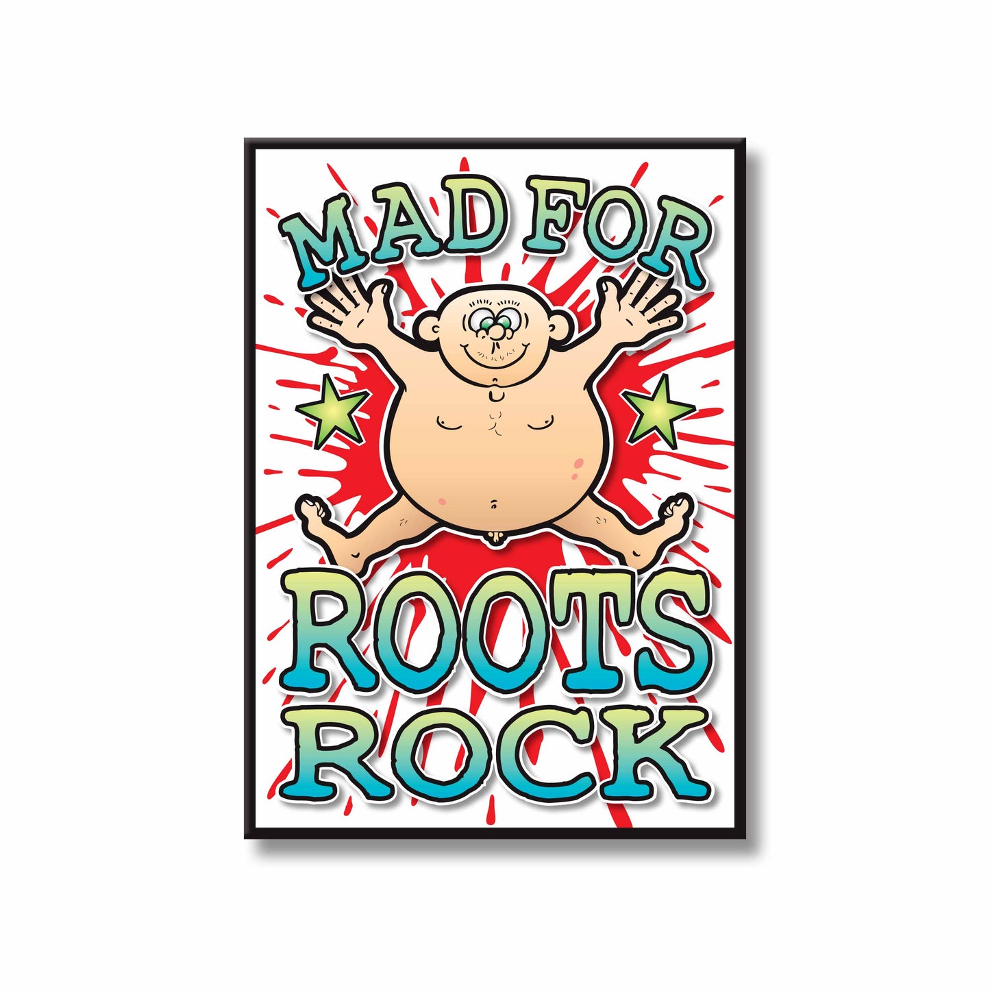 Roots Rock Art Print / Mad For Music Poster / Wall Décor