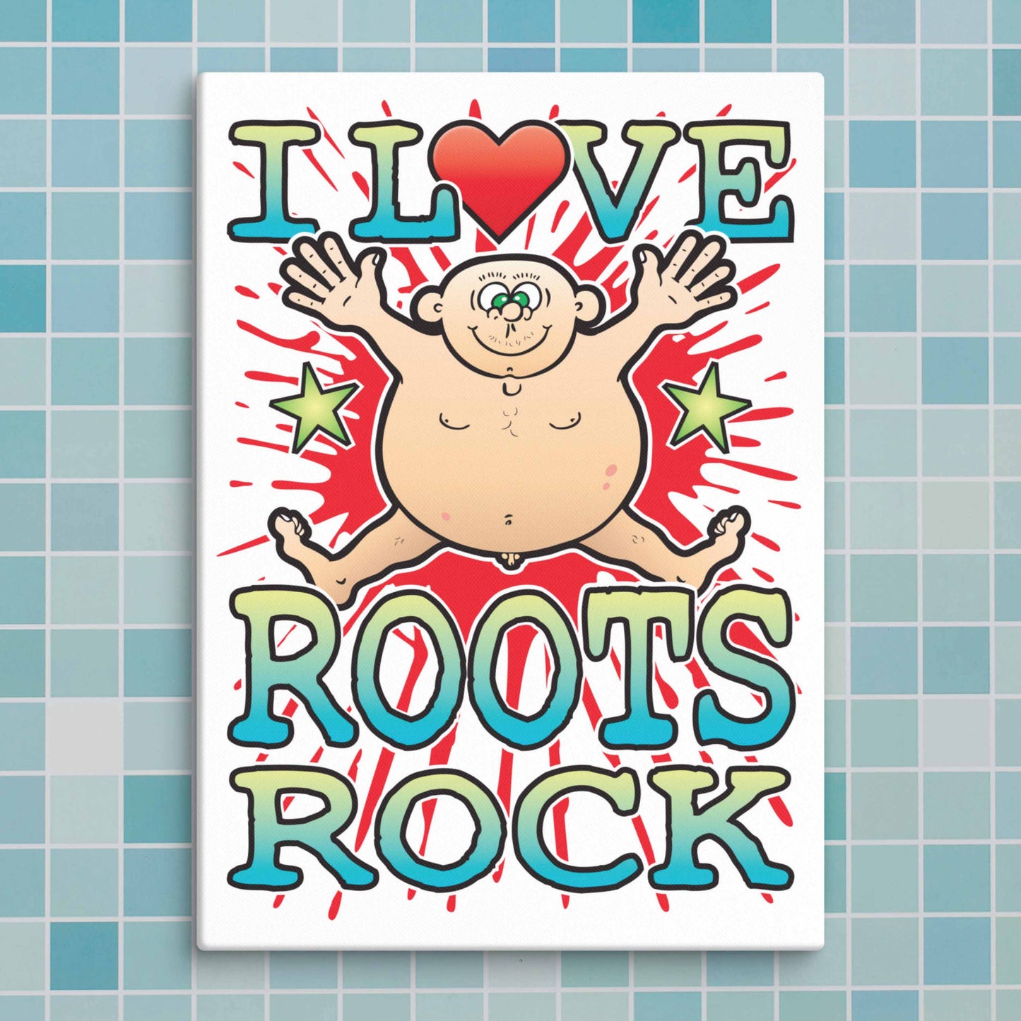 Roots Rock Canvas Print 30x40cm
