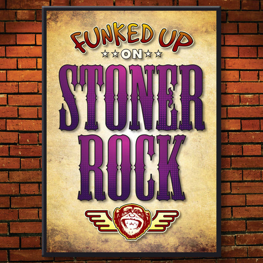 Stoner Rock Art Print / Poster / Birthday Card / Greetings Card