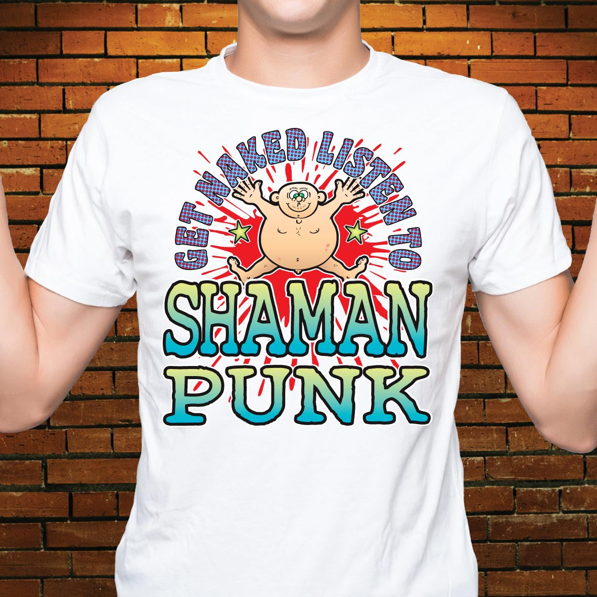 Shaman Punk Funny Slogan Cotton T-Shirt