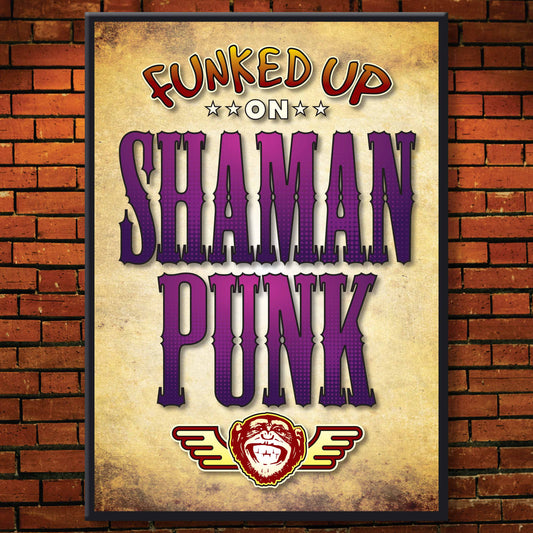 Shaman Punk Art Print / Poster / Birthday Card / Greetings Card
