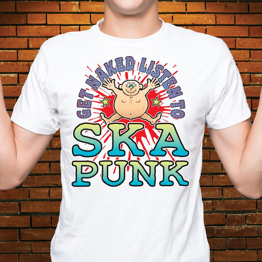 Ska Punk Funny Slogan Cotton T-Shirt