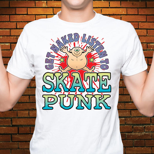 Skate Punk Funny Slogan Cotton T-Shirt