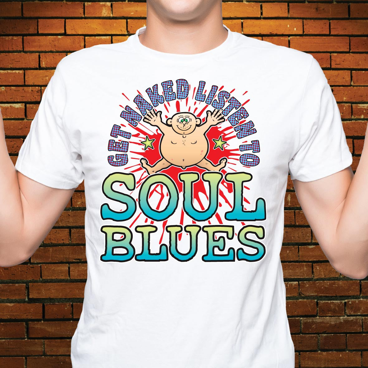Soul Blues Funny Slogan Cotton T-Shirt