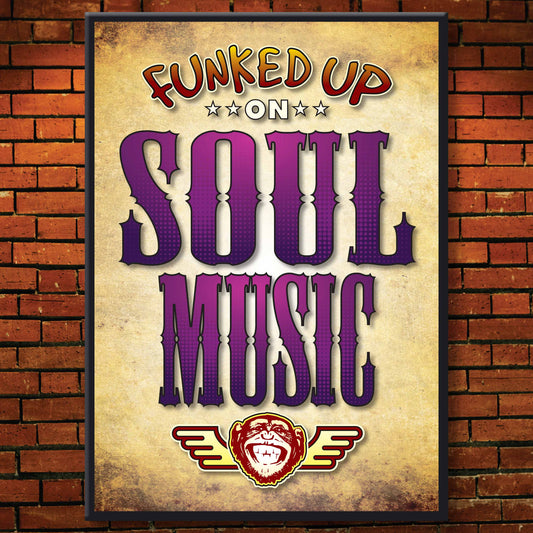Soul Music Art Print / Poster / Birthday Card / Greetings Card