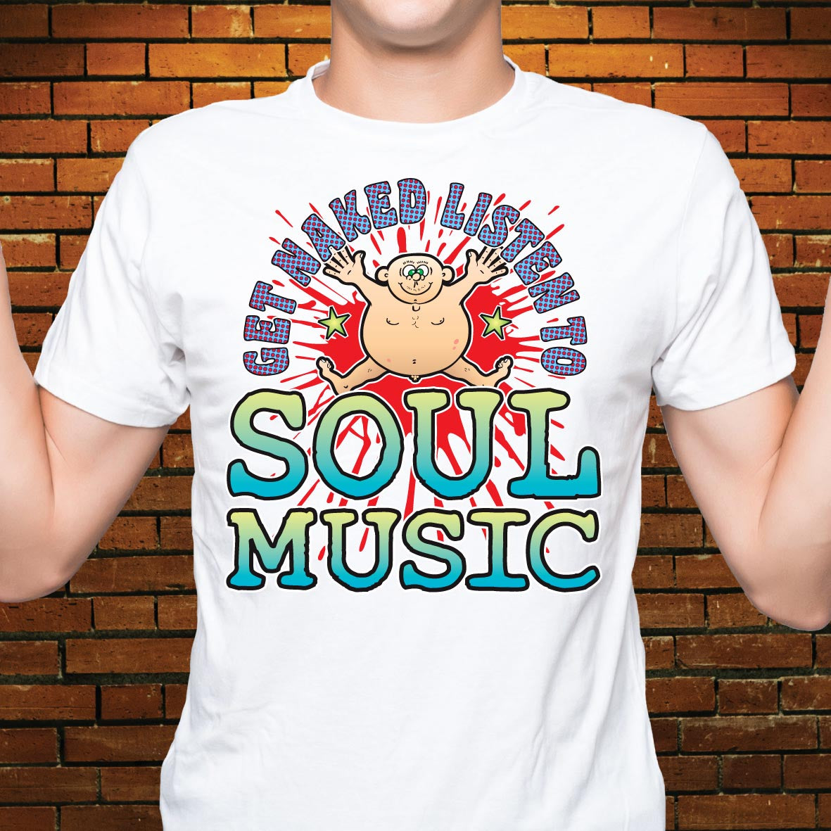 Soul Music Funny Slogan Cotton T-Shirt
