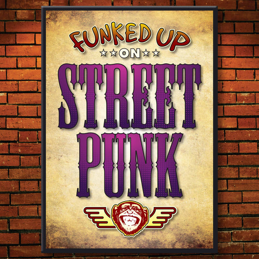 Street Punk Art Print / Poster / Birthday Card / Greetings Card