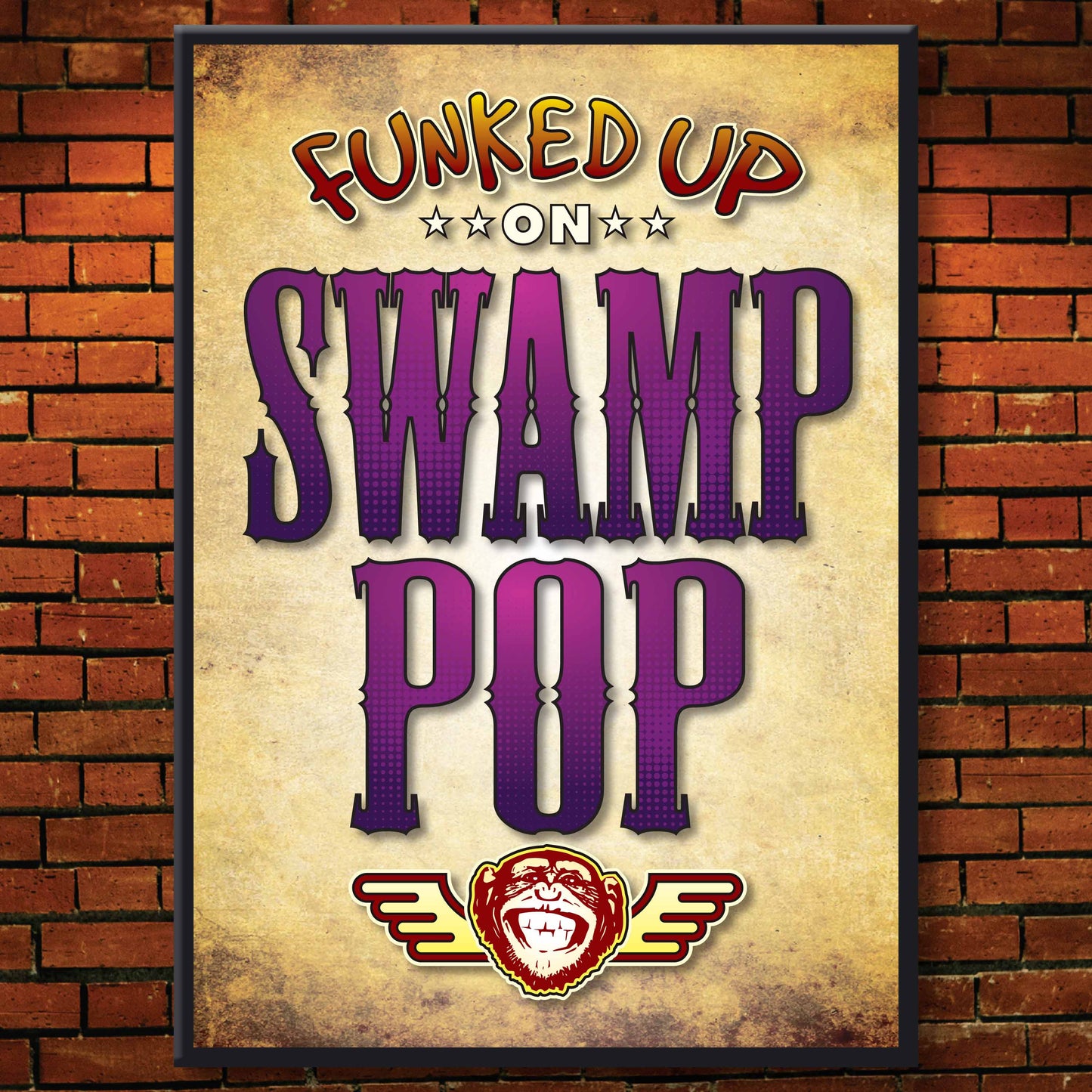 Swamp Pop Art Print / Poster / Birthday Card / Greetings Card